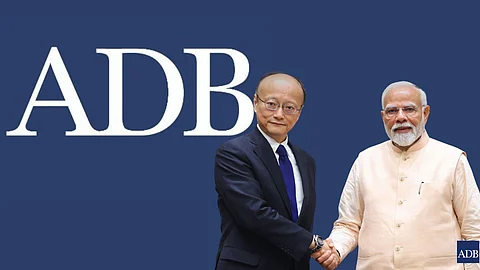 Narendra Modi with ADB President