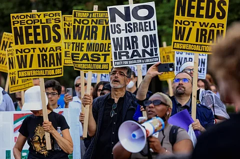 Anti-war rally in Washington on June 18