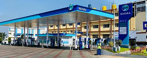 Nayara petrol pump