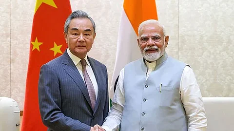Wang Yi and Modi
