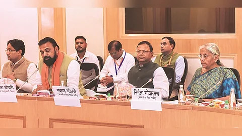 Nirmala Sitharaman at GST meeting