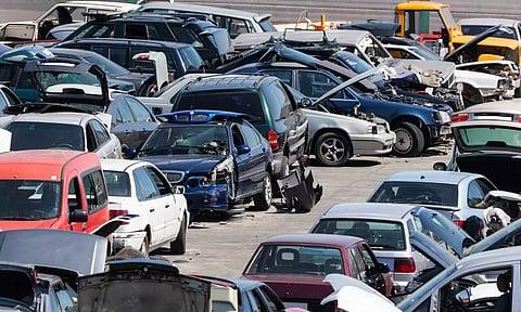 Scrapped vehicles
