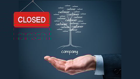 Company shut down