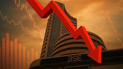 Sensex falls 376 points: What pushed market down--5 key highlights