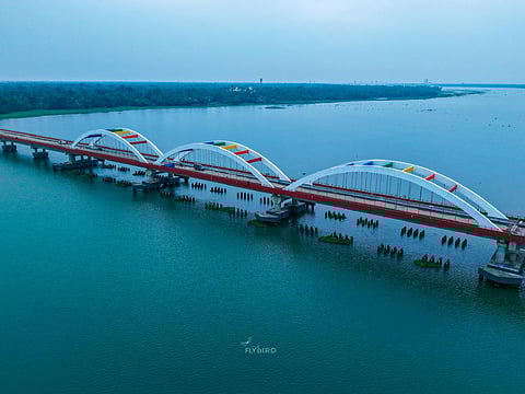The Perumbalam bridge