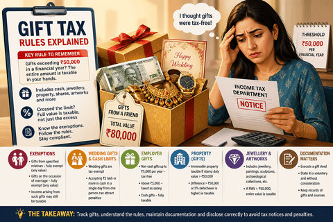 Gift tax: when cash, wedding gifts, jewellery and property become taxable