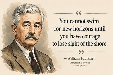Quote of the day: William Faulkner on why comfort zones can hold you back