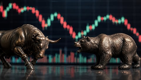 Market pares losses after sharp fall; Sensex ends 304 points lower