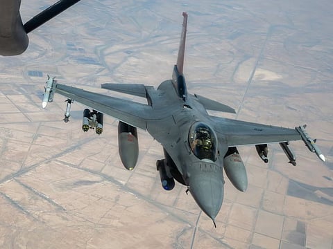 US warplanes in Iran's sky