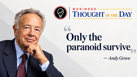 Only the paranoid survive: Andy Grove
