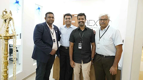 Founders of Hex20. (from left) Lloyd Jacob Lopez, Aravind MB, Amal Chandran and Anurag Reghu