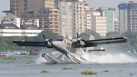 Seaplane service flagged off in Kerala (Pic: X)