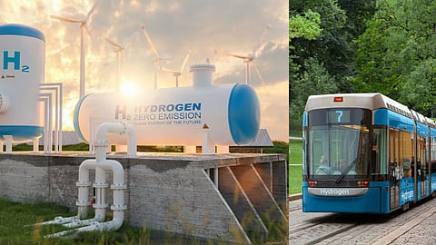 India's hydrogen-fuelled train (Representational image used/Pic:Canva)