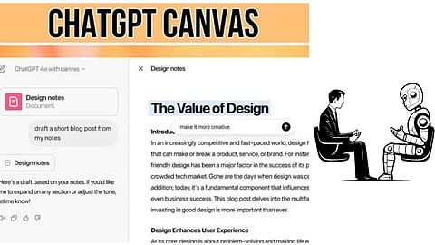 Canvas offers real-time collaboration with ChatGPT