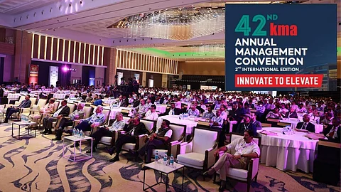 A view of the 42nd annual convention of Kerala Management Association held in Kochi recently.