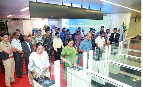 The fast-track biometric immigration clearance at Cochin airport