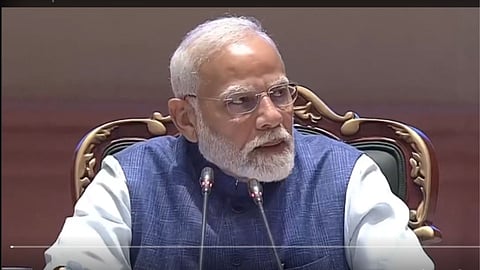 Mr Modi says India is on a path of accelerated growth (Pic: Mint)