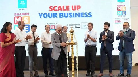 KSIDC Chairman C. Balagopal inaugurates Dhanam MSME Summit