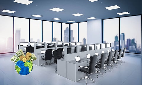 office space world bank logo