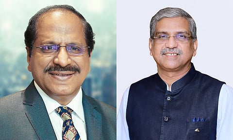 Manappuram Finance Limited MD & CEO V.V. Nandakumar, ESAF Small Finance Bank MD & CEO K. Paul Thomas