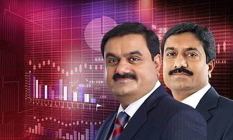Adani group Chairman Gautam Adani And managing director Rajesh Adani