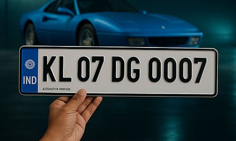 KL 07 DG 0007 fancy car number
