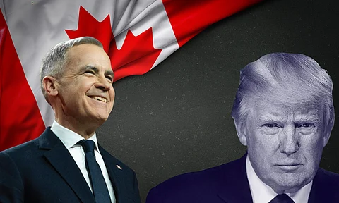 Mark Carney and donald trump