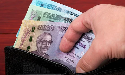 Bengladeshi Dhaka in a money purse