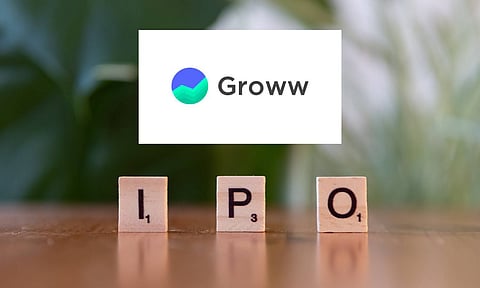 groww logo and ipo image