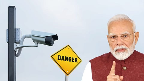 cctv and narendra modi