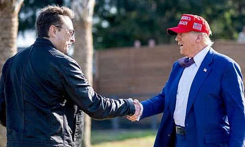 US president Donald Trump and Billionaire Elon Musk