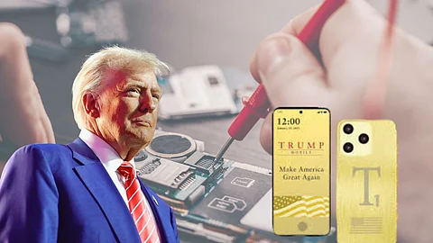 American President Donald Trump , mobile manufacturing