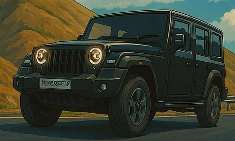 AI created image of a Mahindra Thar Roxx