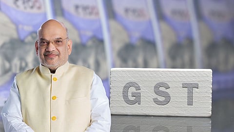 Home minister Amit Shah and GST background
