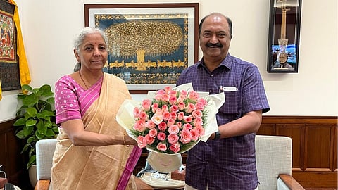 The meeting between state finance minister K. N. Balagopal and union finance minister Nirmala Sitharaman.