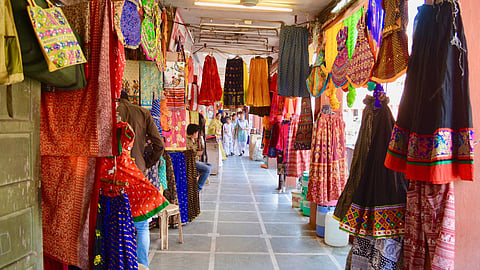 dress selling in market