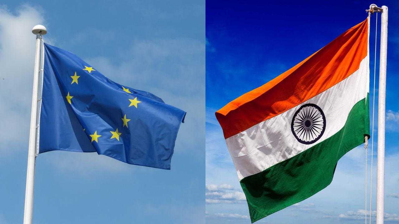 India EU Flag