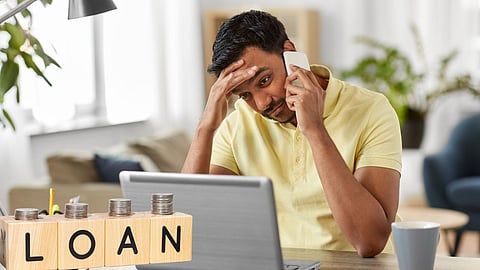 loans, financial stress