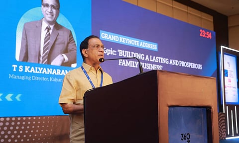 T S Kalyanaraman, Managing Director, Kalyan Jewellers