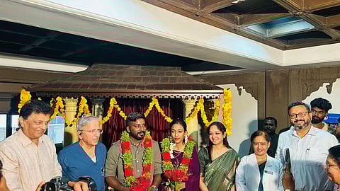 A heartfelt wedding took place inside VPS Lakeshore hospital