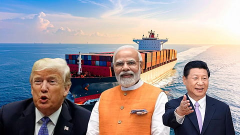 Donald Trump, Modi, Xi Jinping