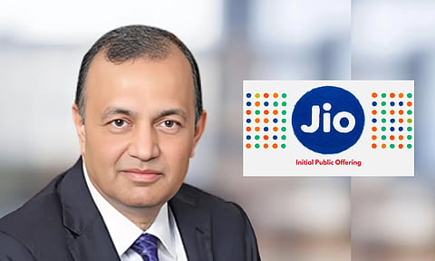 Mahendra Nahata, HFCL Founder, JIO IPO logo