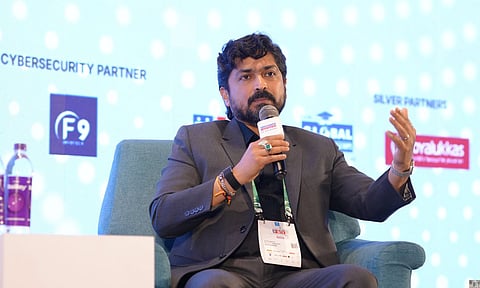 Siddharth Balachandran, executive chairman and chief executive officer of Buimerc Corporation Ltd at Dhanam business summit and award nite