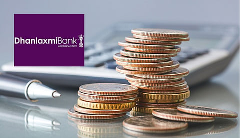 Dhanlaxmi bank logo and money image