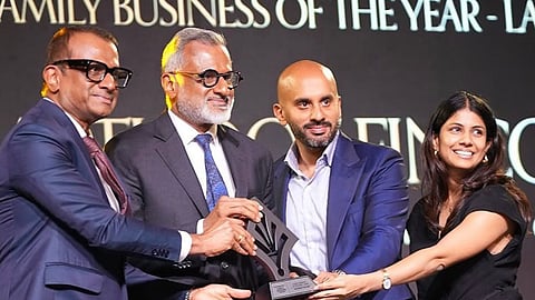 Muthoot FinCorp has received The Economic Times Family Business of the Year–Large award