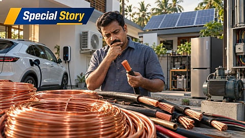 കോപ്പർ വില റെക്കോർഡിൽ; ഇവി, എസി, ഫ്രിഡ്ജ് മുതൽ വീടുനിർമാണം വരെ ചെലവ് കൂടാം, മലയാളികളെയും ബാധിക്കും