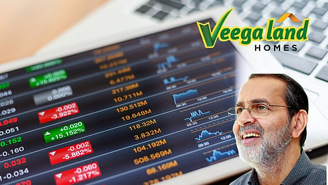 Veegaland Developers Share Listed BSE NSE
