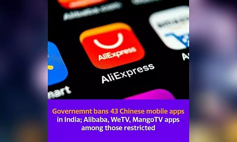 പ്രമുഖ ഷോപ്പിംഗ് ആപ്പുള്പ്പെടെ വീണ്ടും 43 ചൈനീസ് ആപ്പുകള്ക്ക് കുരുക്ക് വീണു!