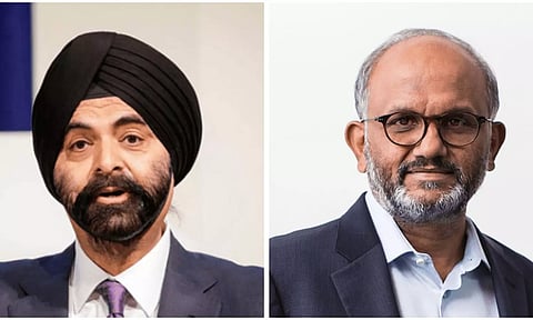 ശന്തനു നാരായണും അജയ് ബംഗയും 'ഫോര്ച്യൂണ് ബിസിനസ് പേഴ്സണ് ഓഫ് ദി ഇയര്'