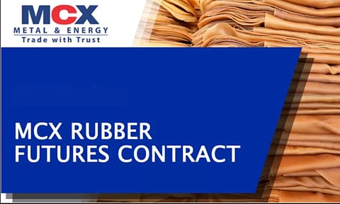 എം സി എക്സില് പ്രകൃതിദത്ത റബ്ബറിന്റെ അവധി വ്യാപാരം ആരംഭിച്ചു